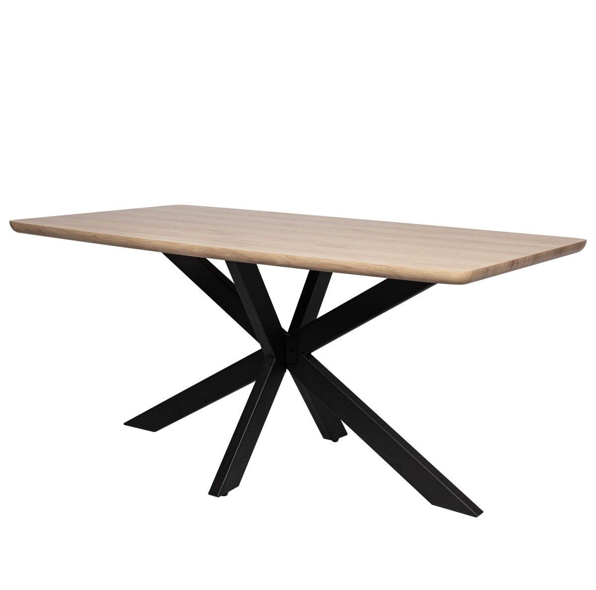 Ravenna 5 - Piece Dining Set with 63" Rectangular Dining Table in Maple with 4 Velvet Dining Chairs in Black Steel Legs