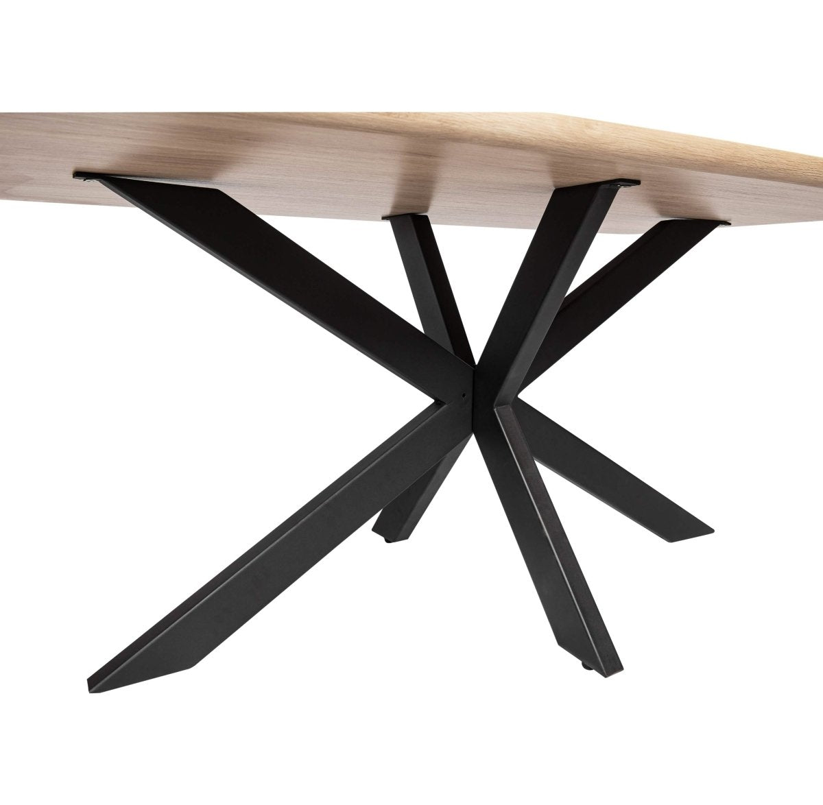 Ravenna 5 - Piece Dining Set with 63" Rectangular Dining Table in Maple with 4 Velvet Dining Chairs in Black Steel Legs