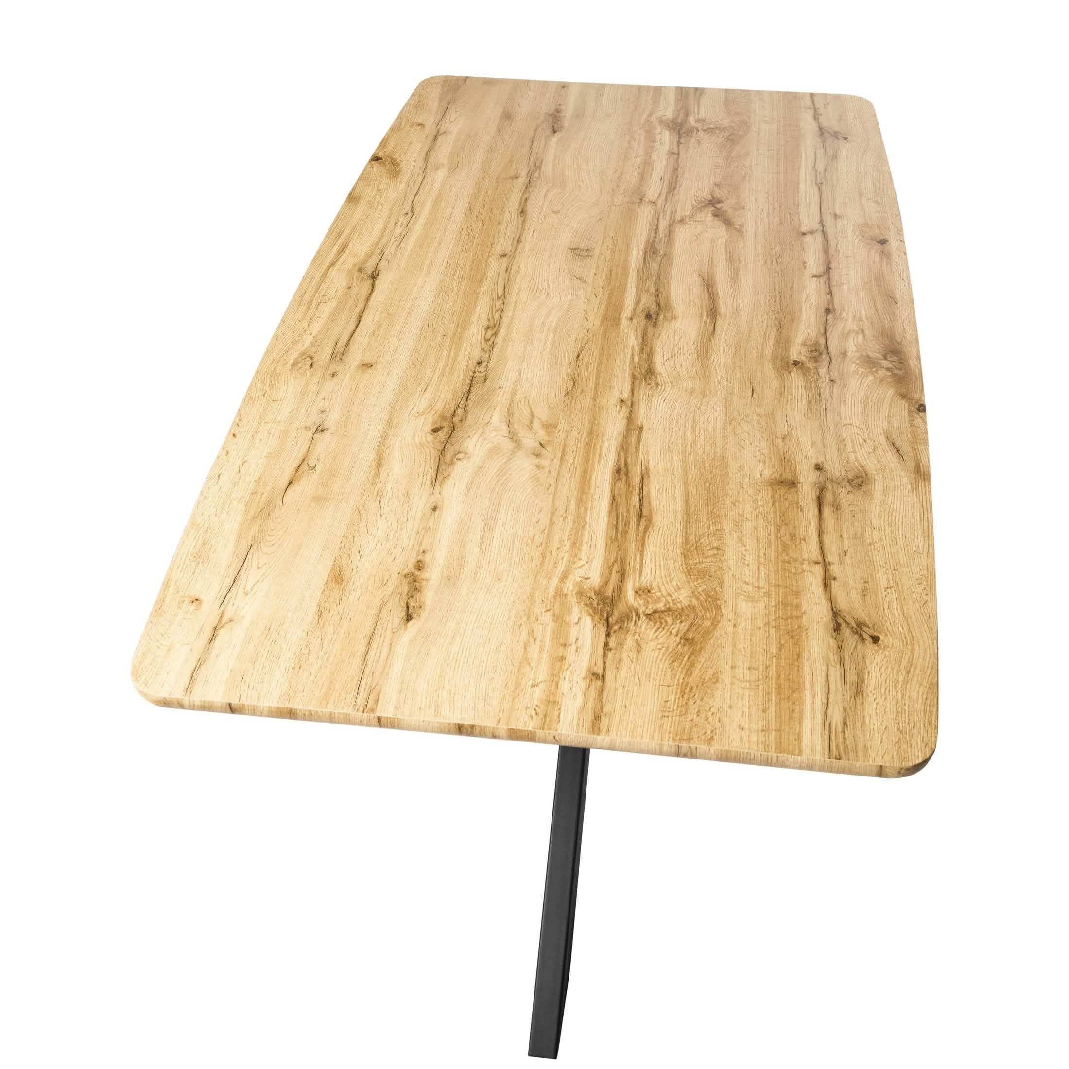 Ravenna 69" Rectangular Wood Dining Table with 6 Euston Wicker Dining Chairs Dining Set Leisuremod