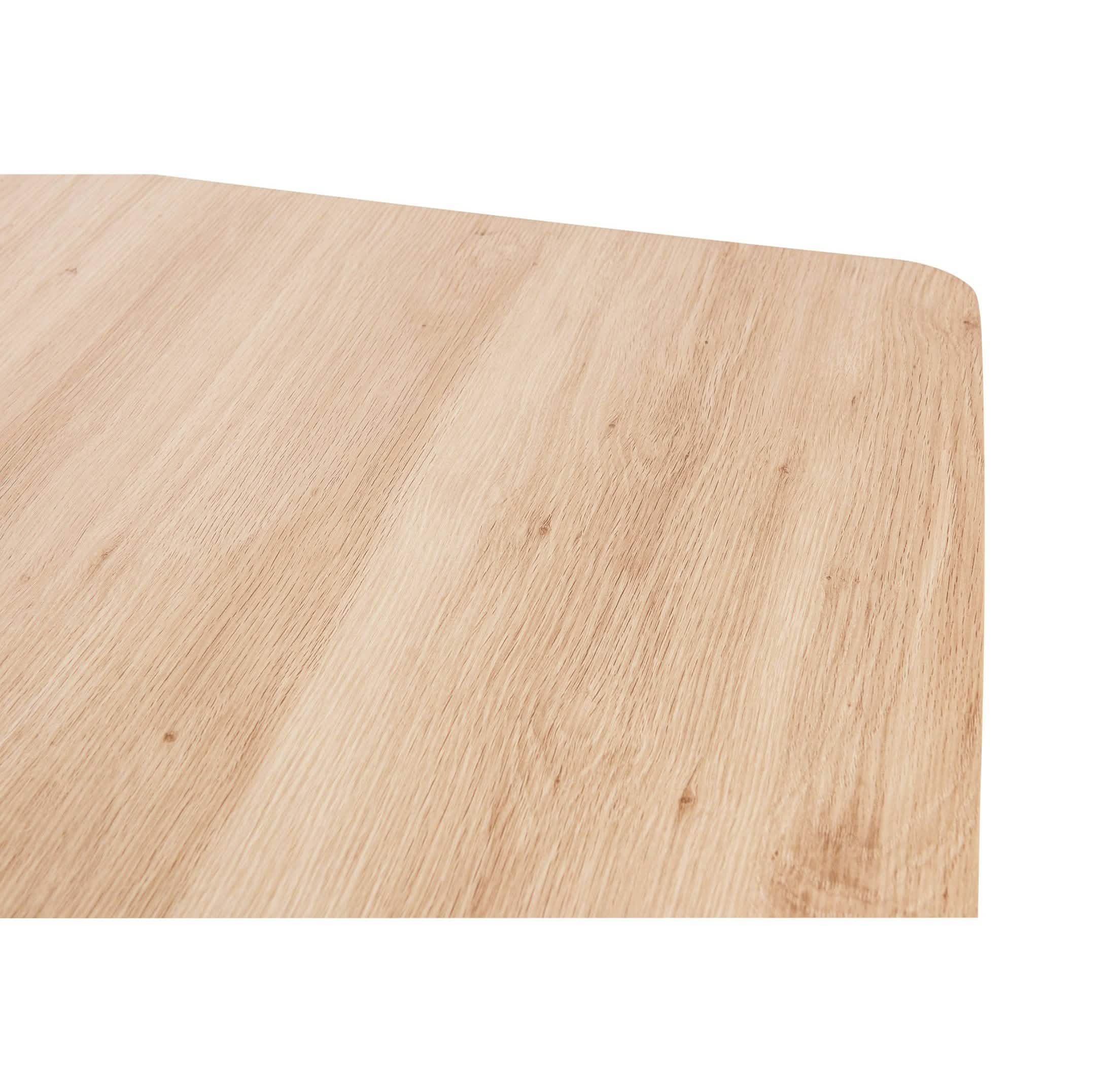 Ravenna 69" Rectangular Wood Dining Table with 6 Euston Wicker Dining Chairs Dining Set Leisuremod
