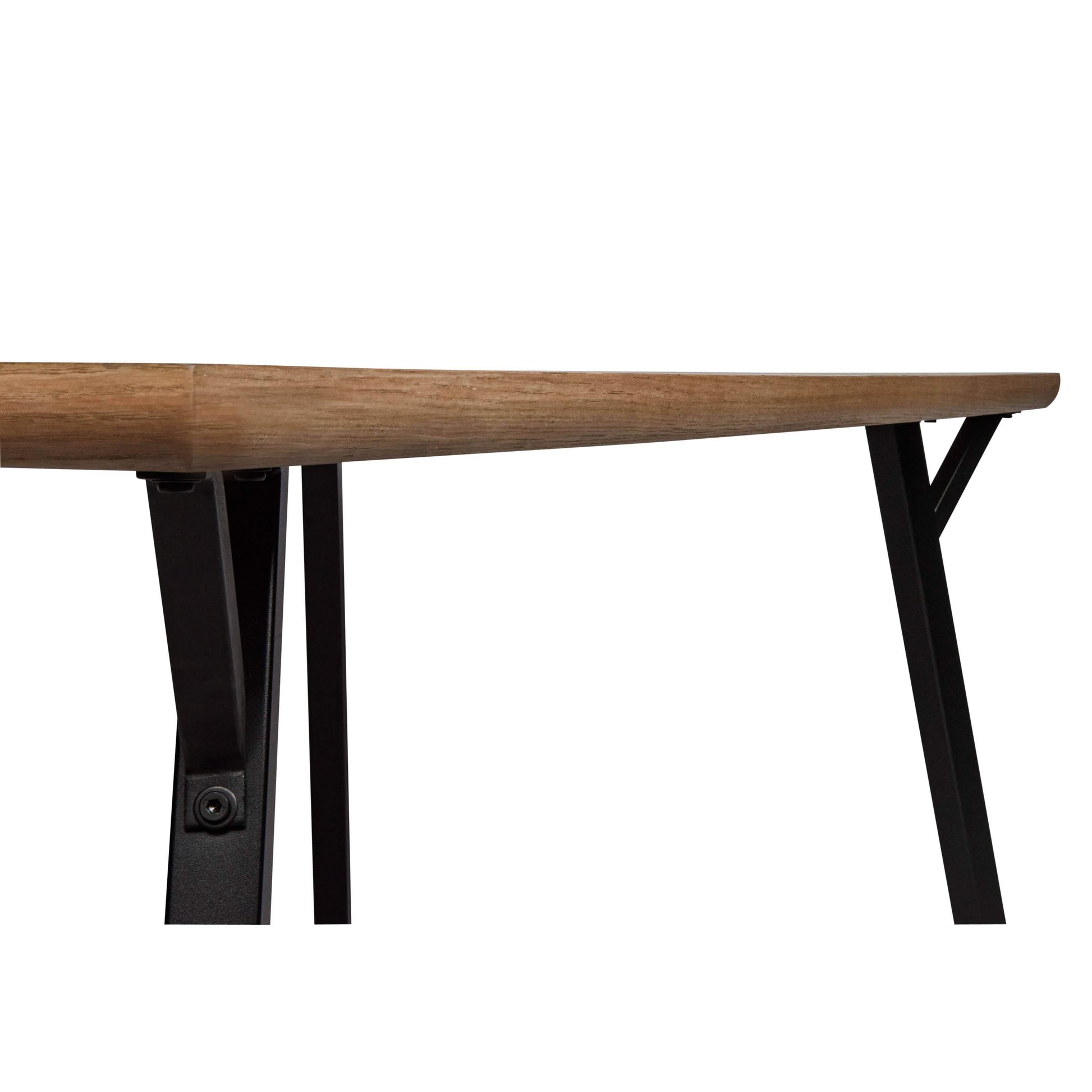 Ravenna 7 - Piece Dining Set with Rectangular Dining Table in Y - Shaped Joint Legs and 6 Leather Dining Side Chairs