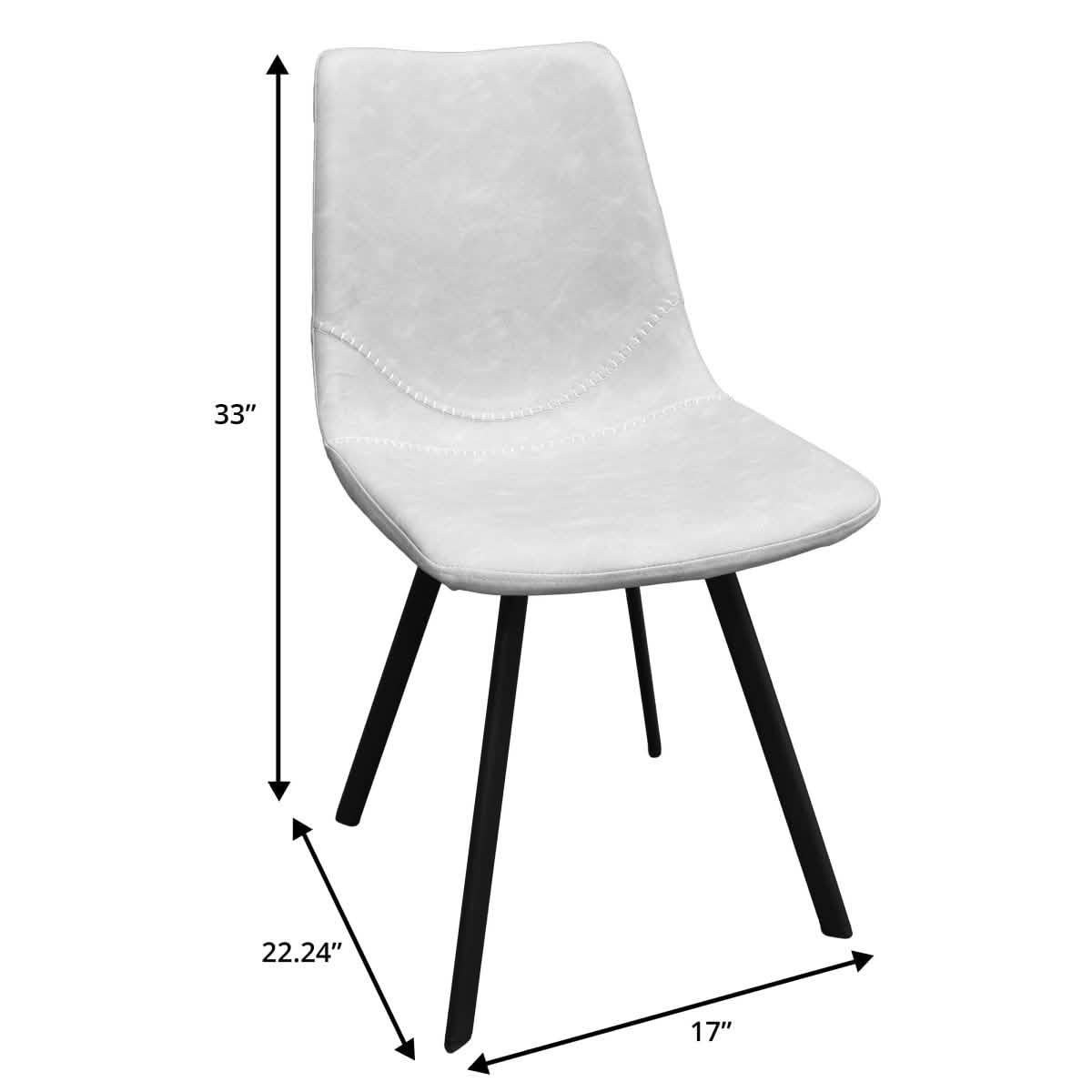 Ravenna 7 - Piece Dining Set with Rectangular Dining Table in Y - Shaped Joint Legs and 6 Leather Dining Side Chairs