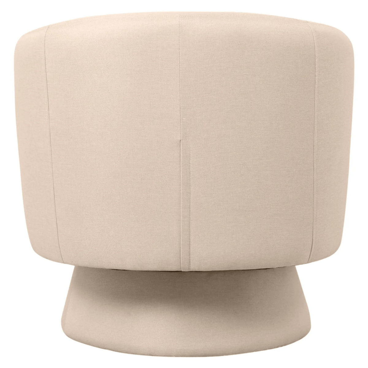 Raze Accent Chair Upholstered in Boucle/Linen/Velvet Armchair with Removable Round Base