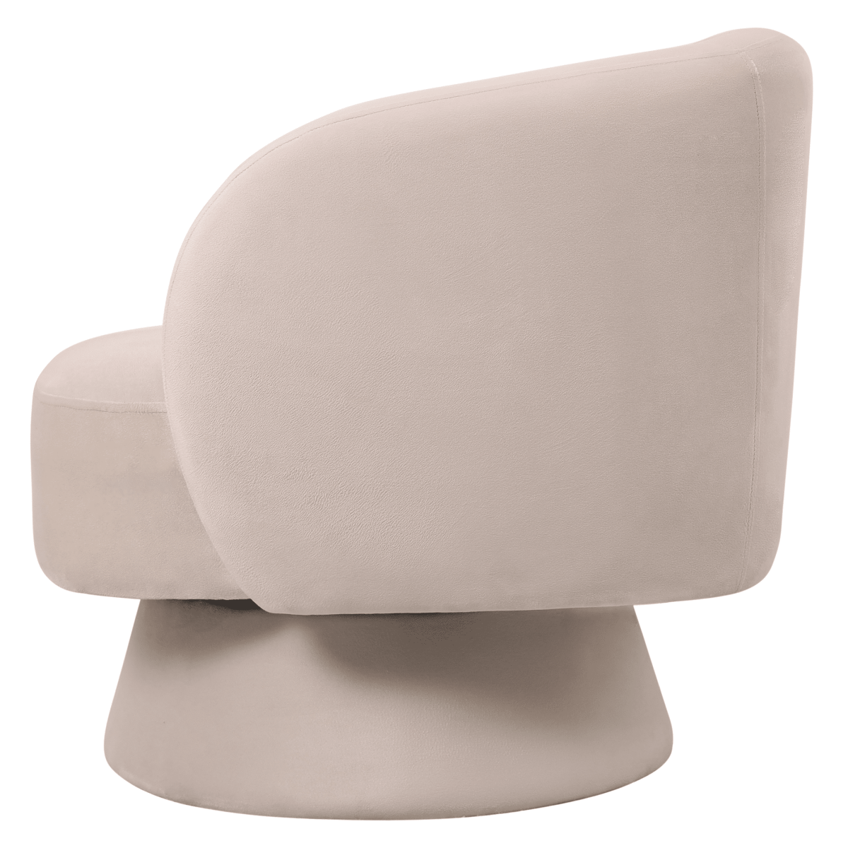 Raze Accent Chair Upholstered in Boucle/Linen/Velvet Armchair with Removable Round Base