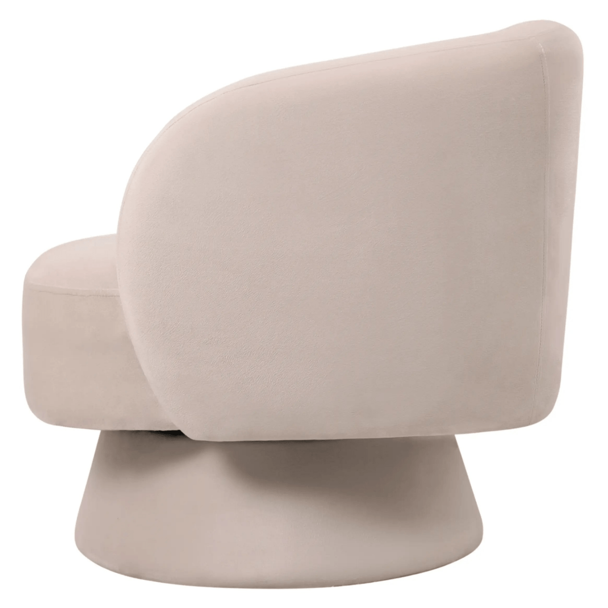 Raze Accent Chair Upholstered in Boucle/Linen/Velvet Armchair with Removable Round Base