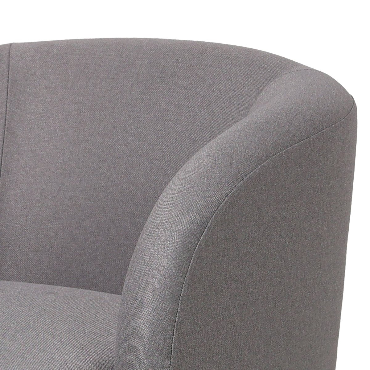 Raze Accent Chair Upholstered in Boucle/Linen/Velvet Armchair with Removable Round Base