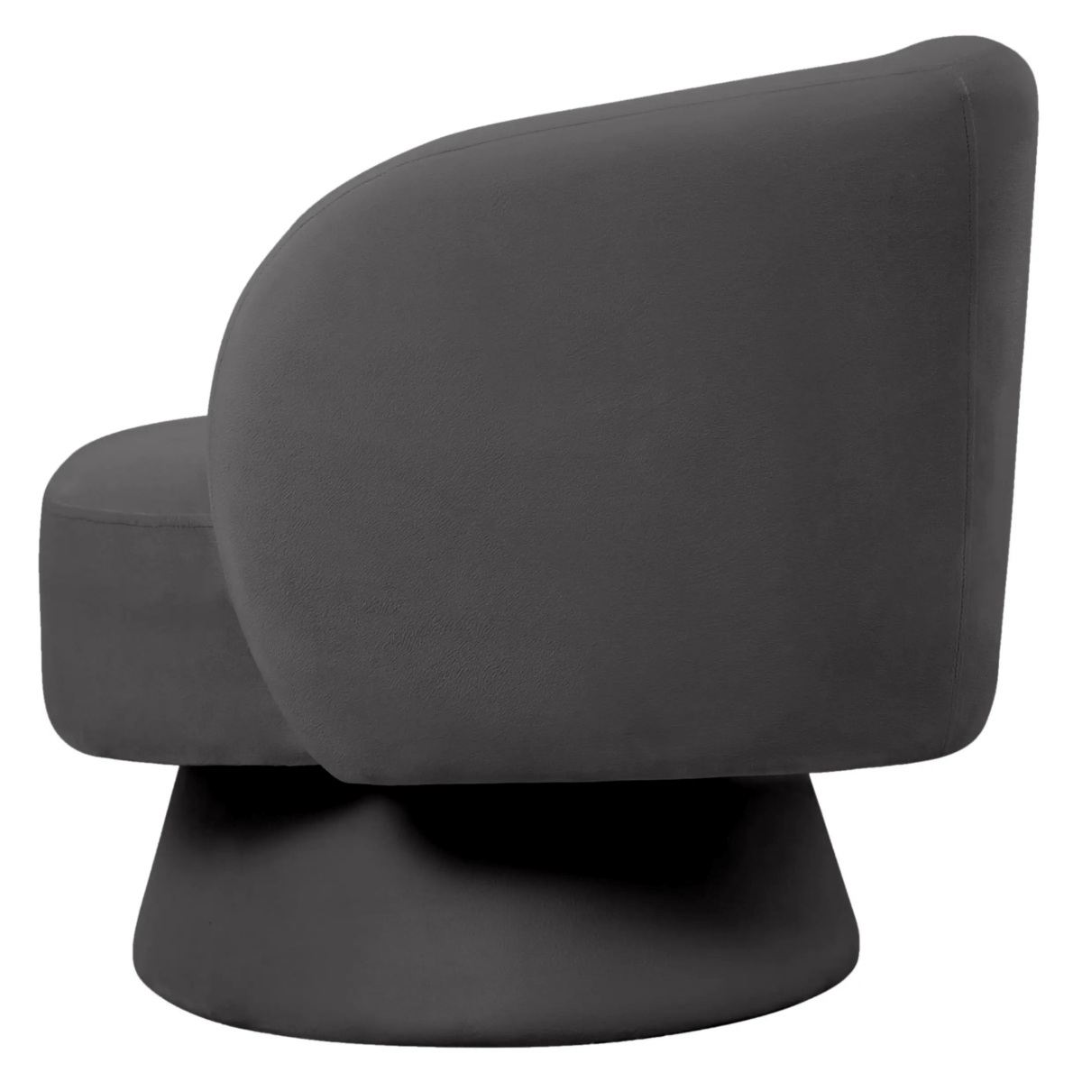 Raze Accent Chair Upholstered in Boucle/Linen/Velvet Armchair with Removable Round Base