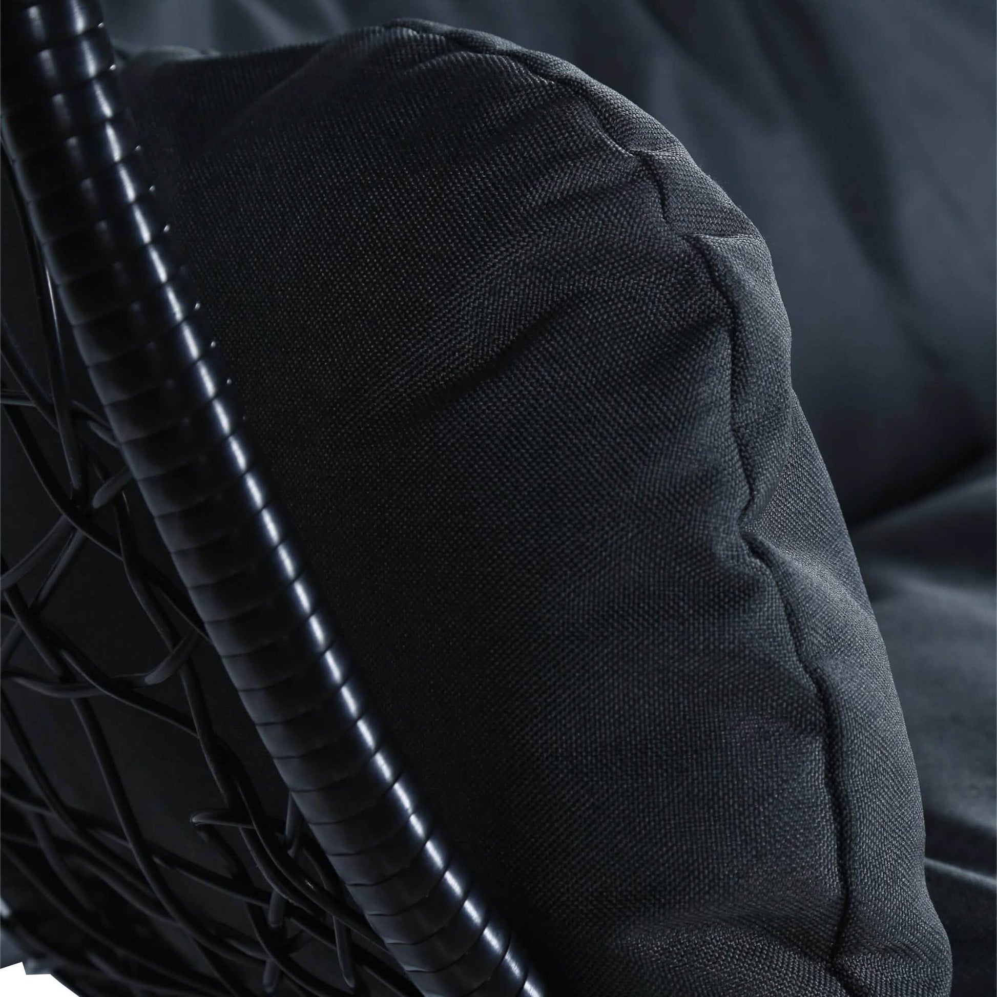Recluse Two - Person Seater Hanging Egg Swing Chair with Teardrop Design