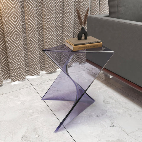 Randolph Triangular Accent Side Table in ABS/PC Plastic