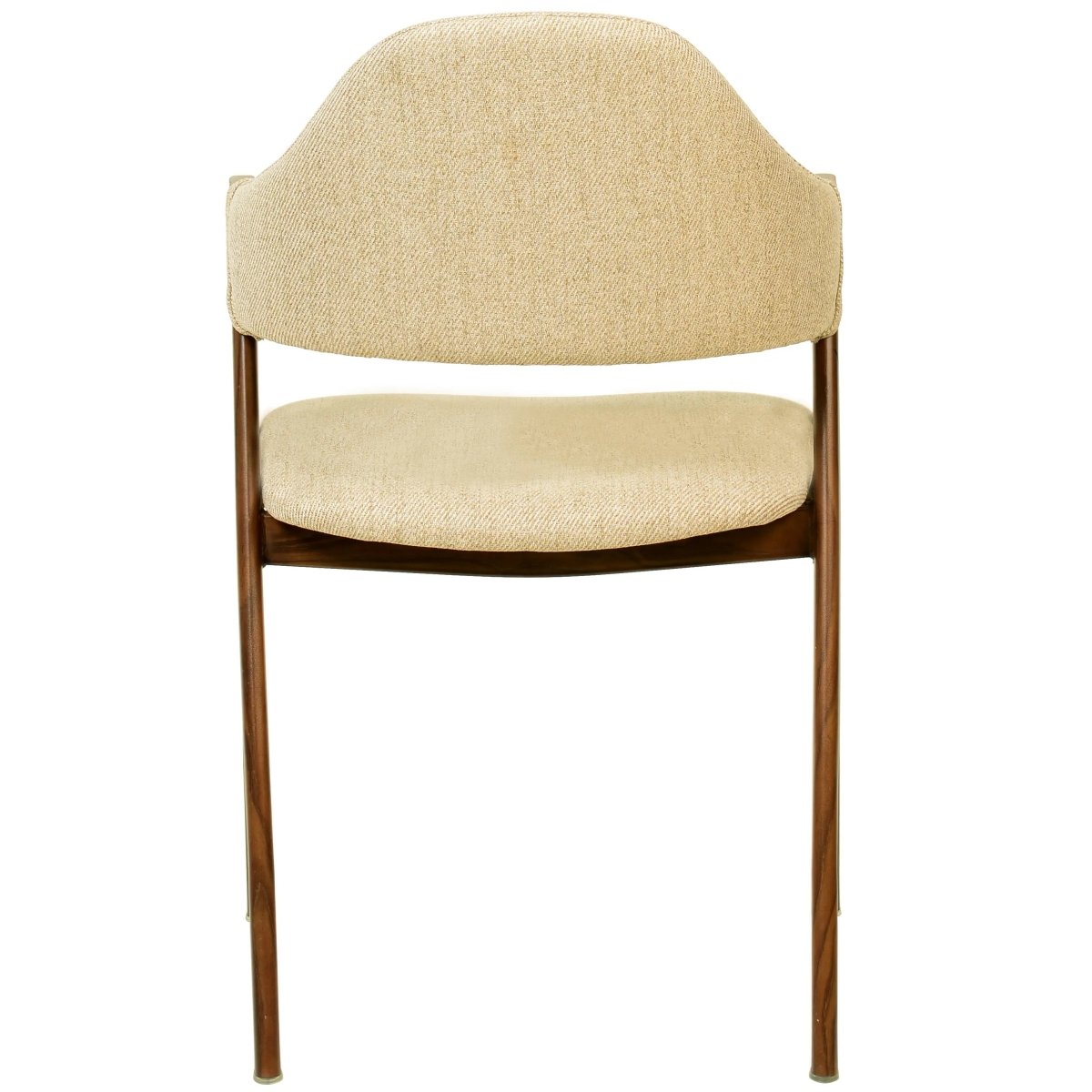 Savor Dining Chair in Polyester with Curved and Open - Back Design Set of 4