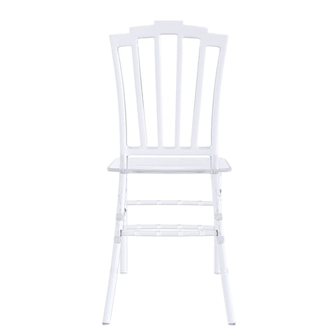 Synth Dining Chair Polycarbonate Side Chair with Windsor Back Design