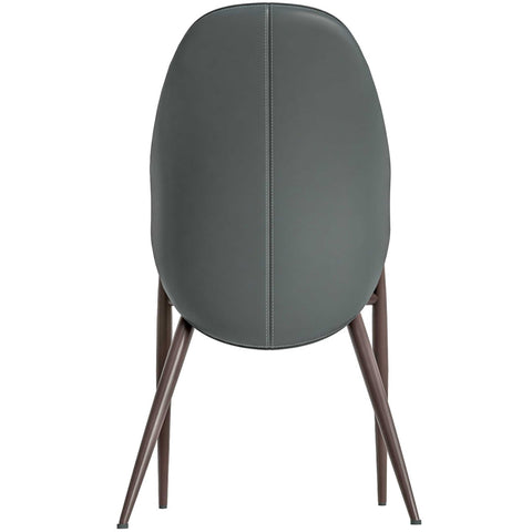 Sante Upholstered PU Leather Dining Chair with Iron Legs