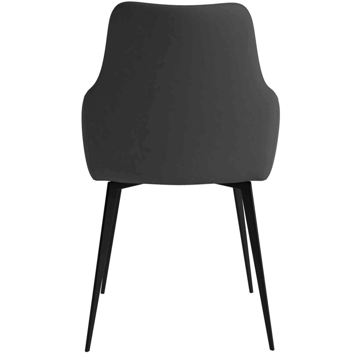 Sonnet Dining Chair Ergonomic Design with Upholstered Seating and Sturdy Iron Legs