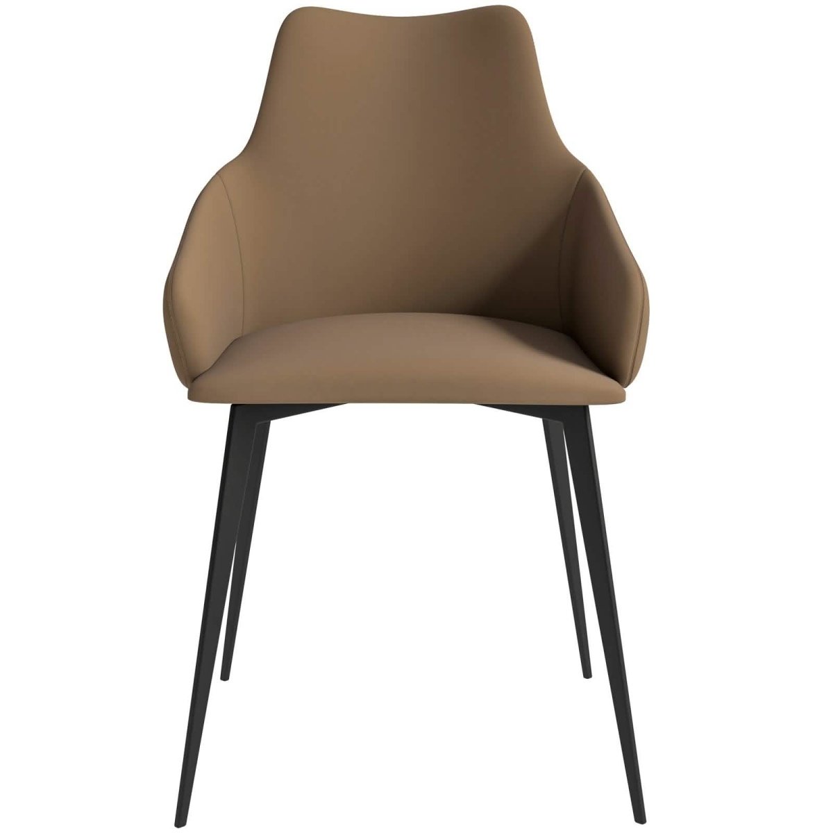 Sonnet Dining Chair Ergonomic Design with Upholstered Seating and Sturdy Iron Legs