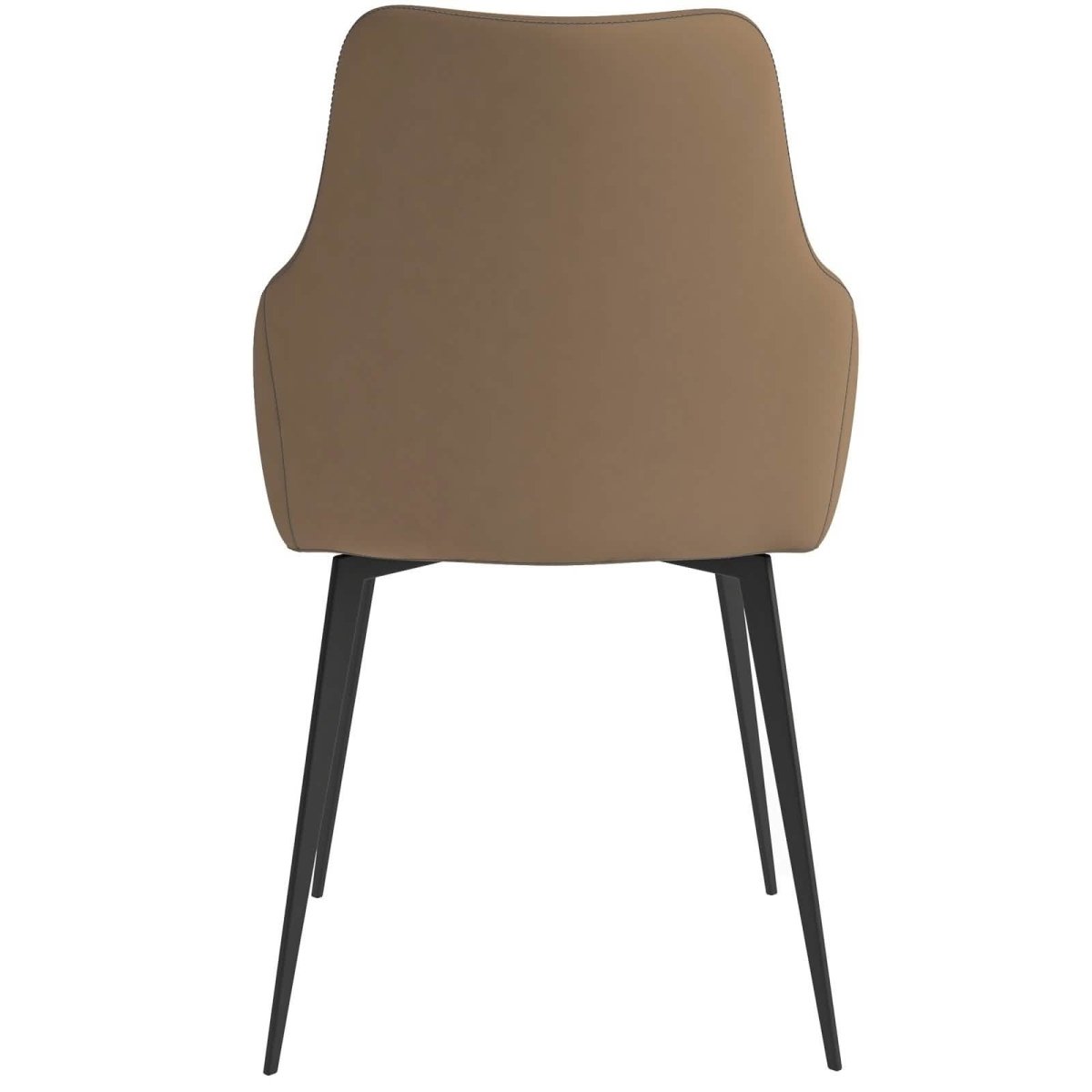 Sonnet Dining Chair Ergonomic Design with Upholstered Seating and Sturdy Iron Legs