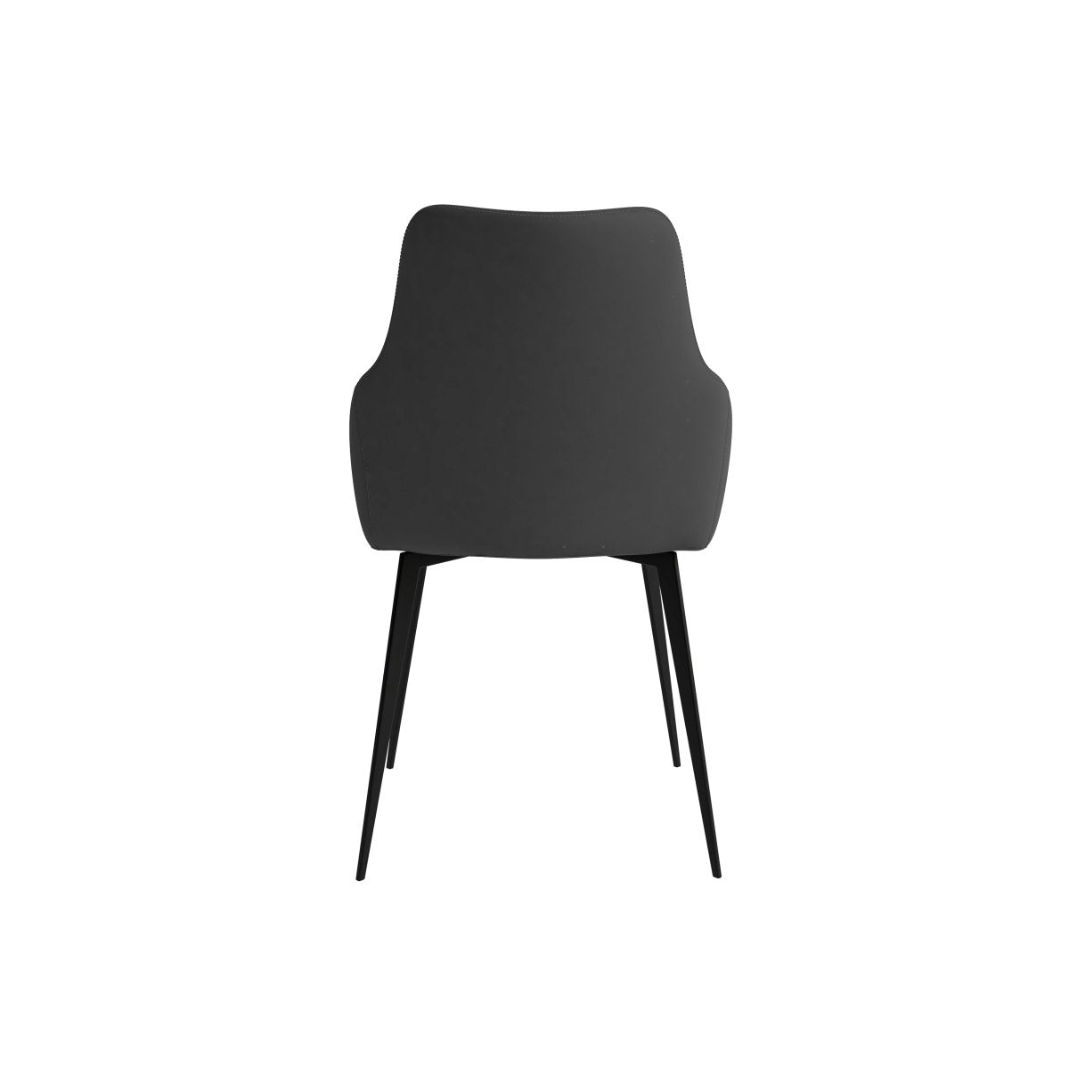 Sonnet Dining Chair Ergonomic Design with Upholstered Seating and Sturdy Iron Legs