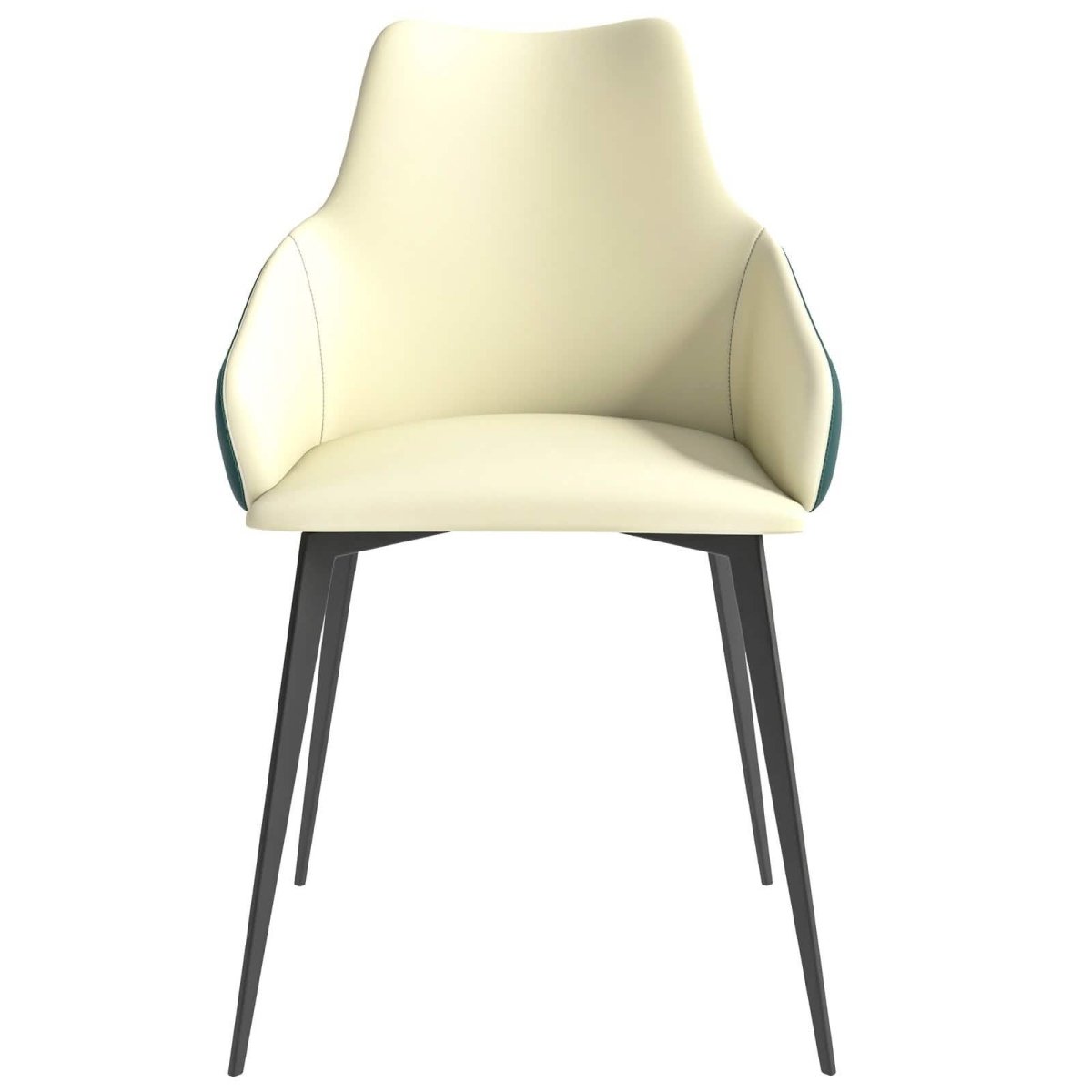 Sonnet Dining Chair Ergonomic Design with Upholstered Seating and Sturdy Iron Legs