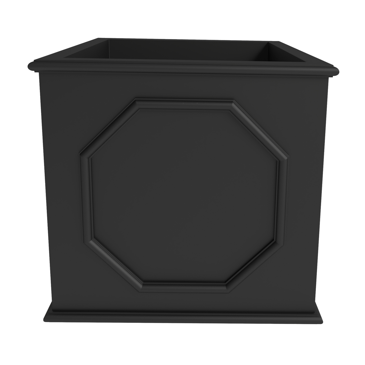 Sprout Modern Square Fiberstone and MGO Clay Planter for Indoor and Outdoor