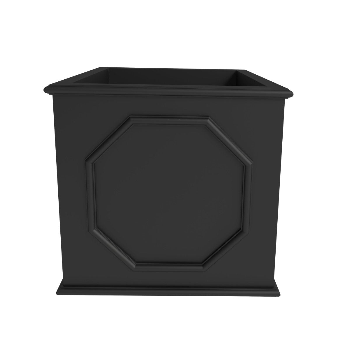 Sprout Modern Square Fiberstone and MGO Clay Planter for Indoor and Outdoor