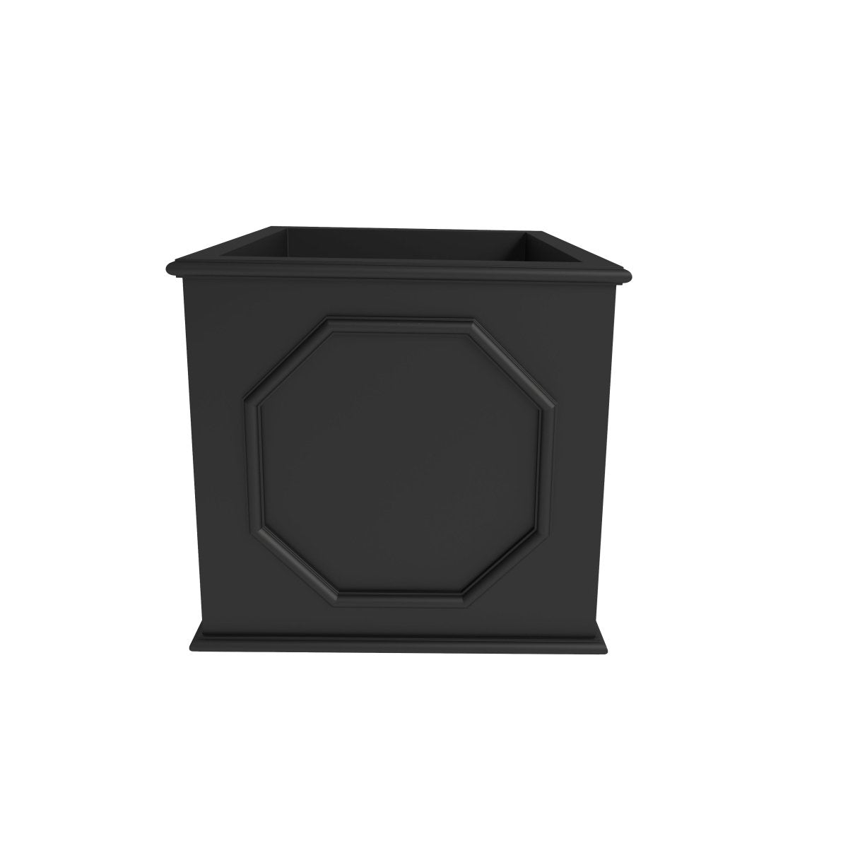 Sprout Modern Square Fiberstone and MGO Clay Planter for Indoor and Outdoor