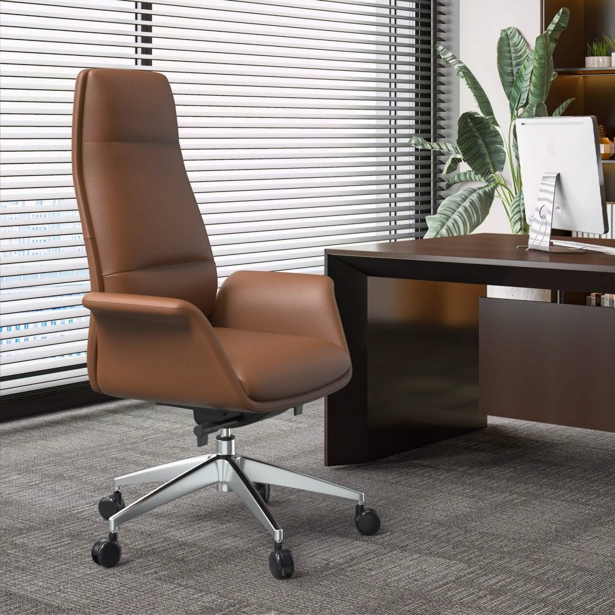 Summit High - Back Conference Office Chair with Aluminum Frame