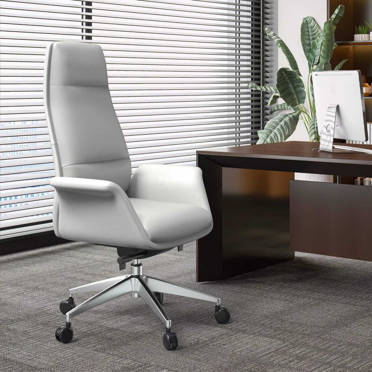 Summit High - Back Conference Office Chair with Aluminum Frame