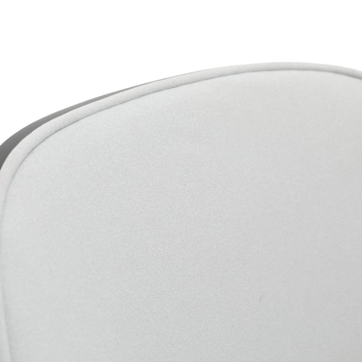 Tule 9 - Piece Dining Set in Steel with 8 Upholstered Seat Dining Chairs and 83" Oval Dining Table with MDF Tabletop