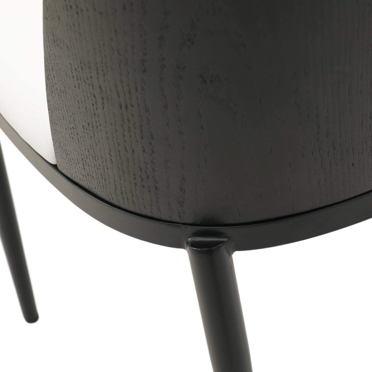 Tule 9 - Piece Dining Set in Steel with 8 Upholstered Seat Dining Chairs and 83" Oval Dining Table with MDF Tabletop