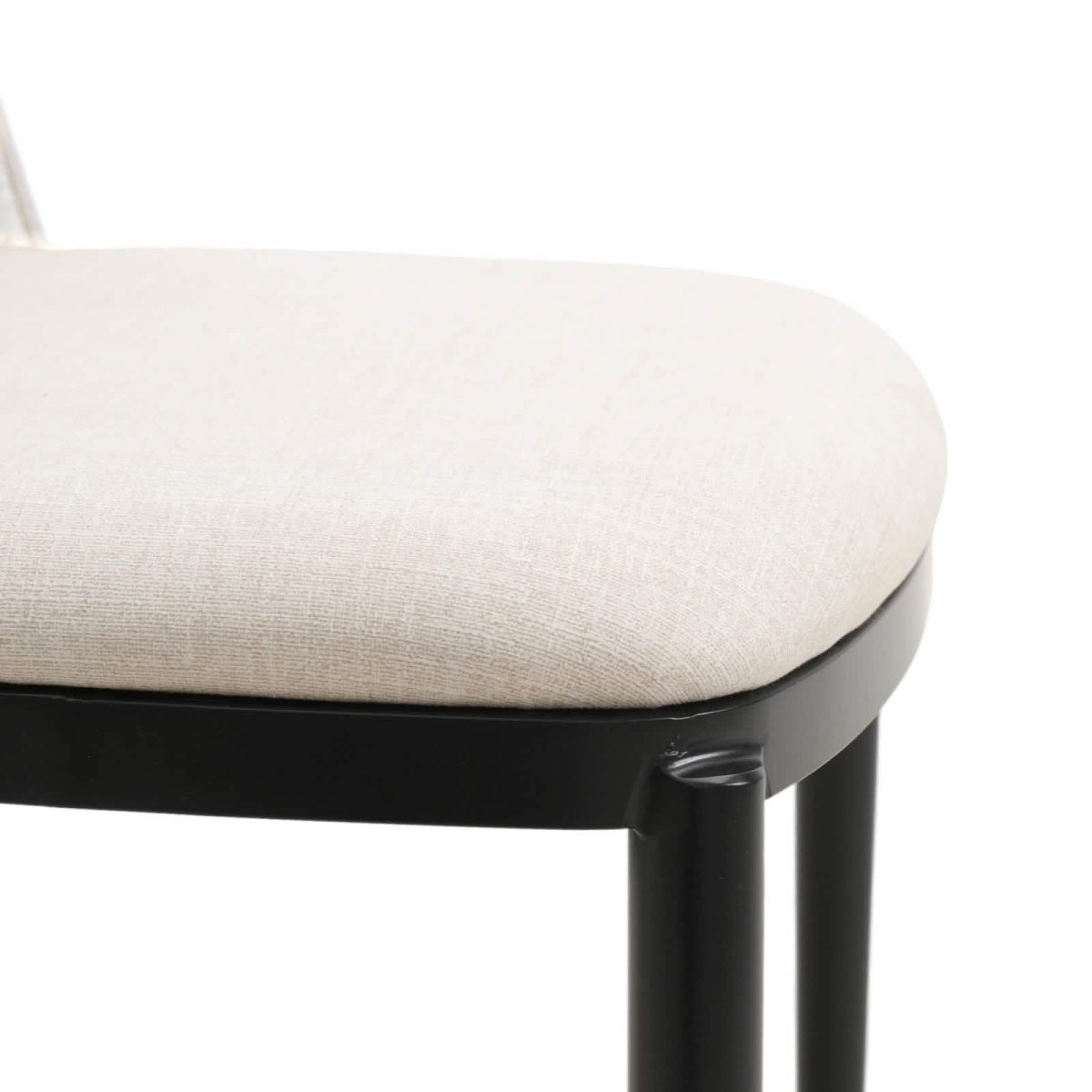 Tule 9 - Piece Dining Set in Steel with 8 Upholstered Seat Dining Chairs and 83" Oval Dining Table with MDF Tabletop