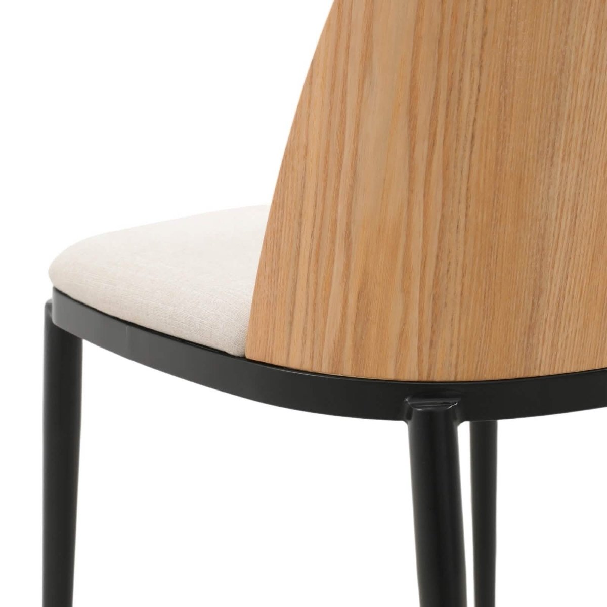 Tule 9 - Piece Dining Set in Steel with 8 Upholstered Seat Dining Chairs and 83" Oval Dining Table with MDF Tabletop