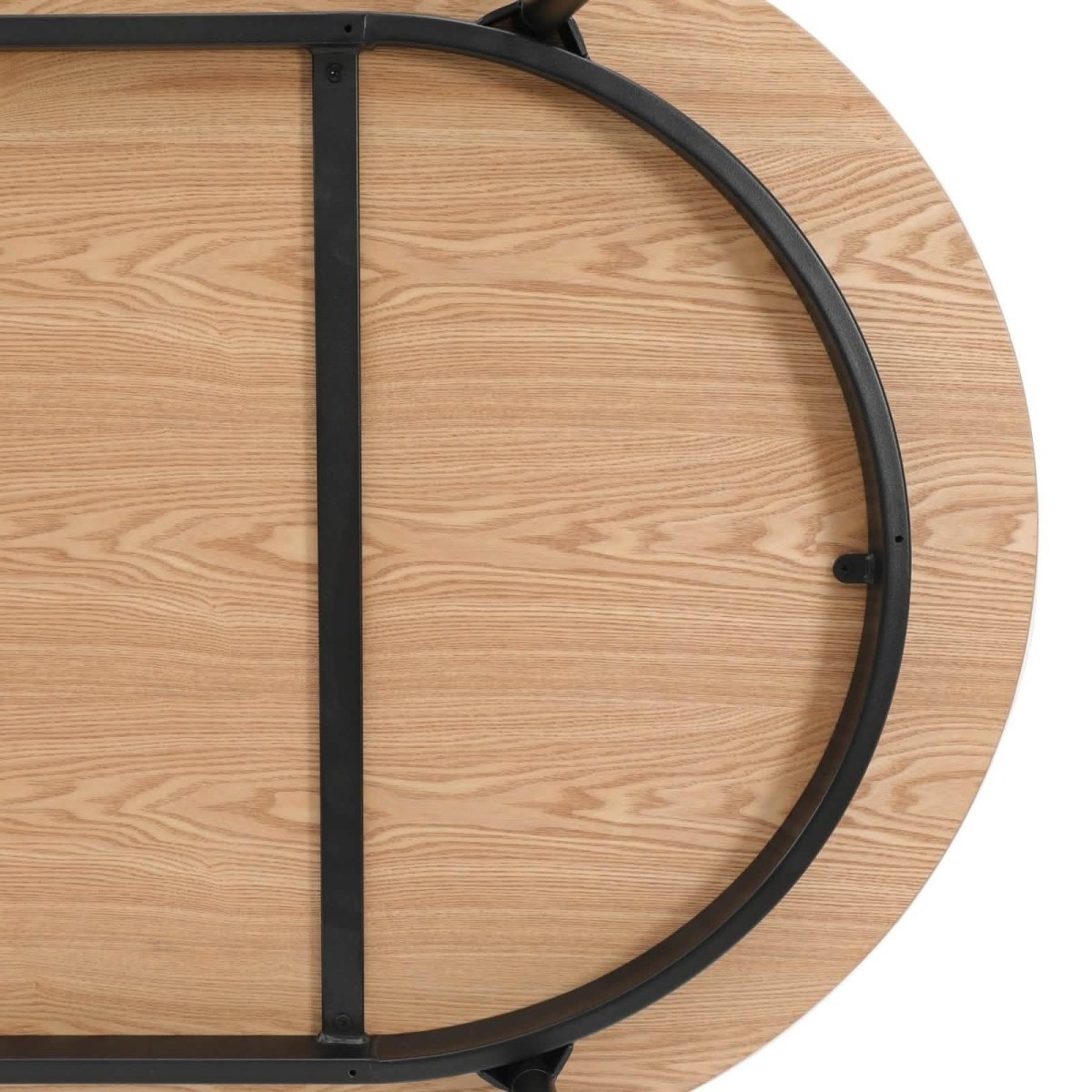 Tule 9 - Piece Dining Set in Steel with 8 Upholstered Seat Dining Chairs and 83" Oval Dining Table with MDF Tabletop