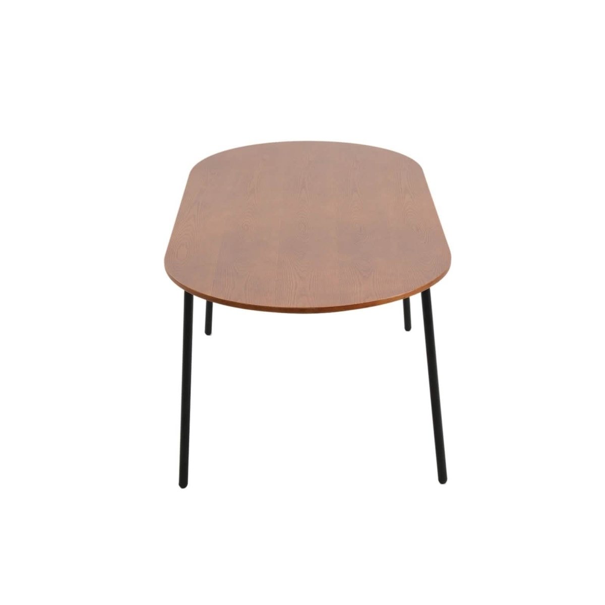 Tule 9 - Piece Dining Set in Steel with 8 Upholstered Seat Dining Chairs and 83" Oval Dining Table with MDF Tabletop