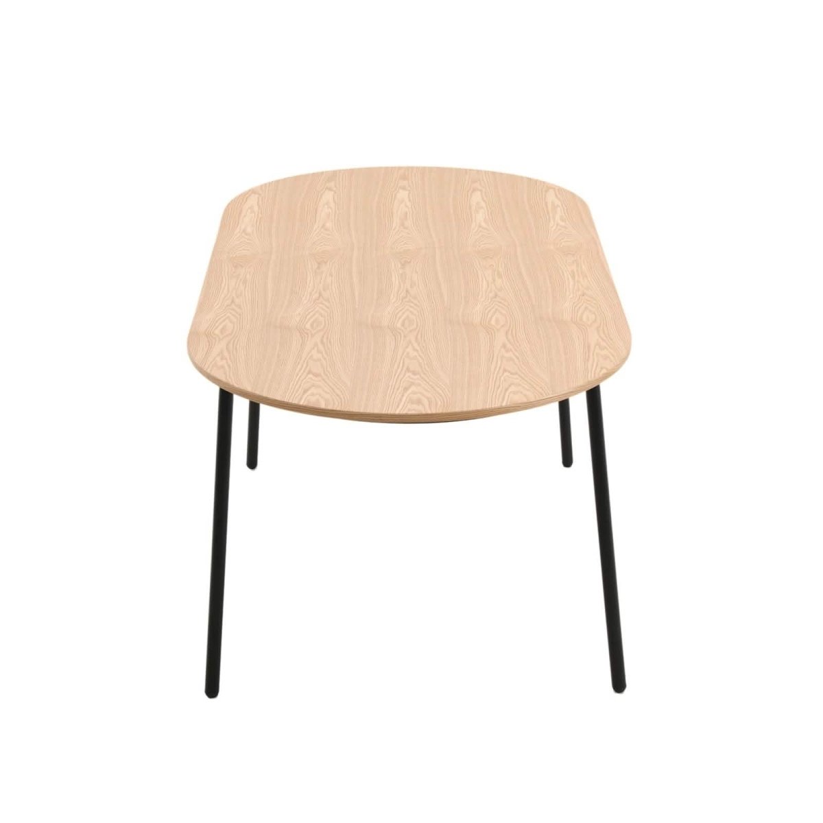 Tule 9 - Piece Dining Set in Steel with 8 Upholstered Seat Dining Chairs and 83" Oval Dining Table with MDF Tabletop