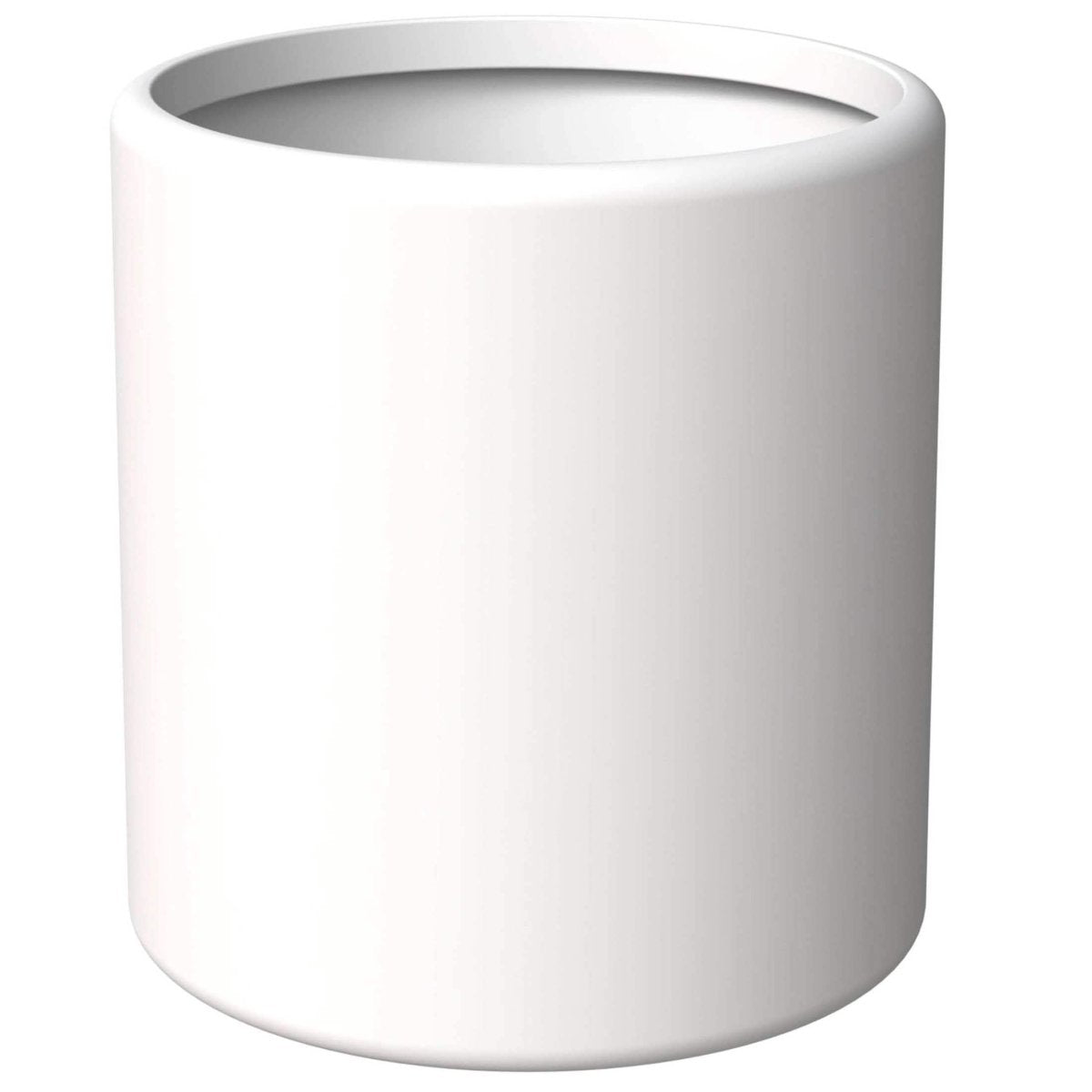 Tundra Fiberstone and MGO Clay Planter, Mid - Century Modern Round Planter Pot for Indoor and Outdoor