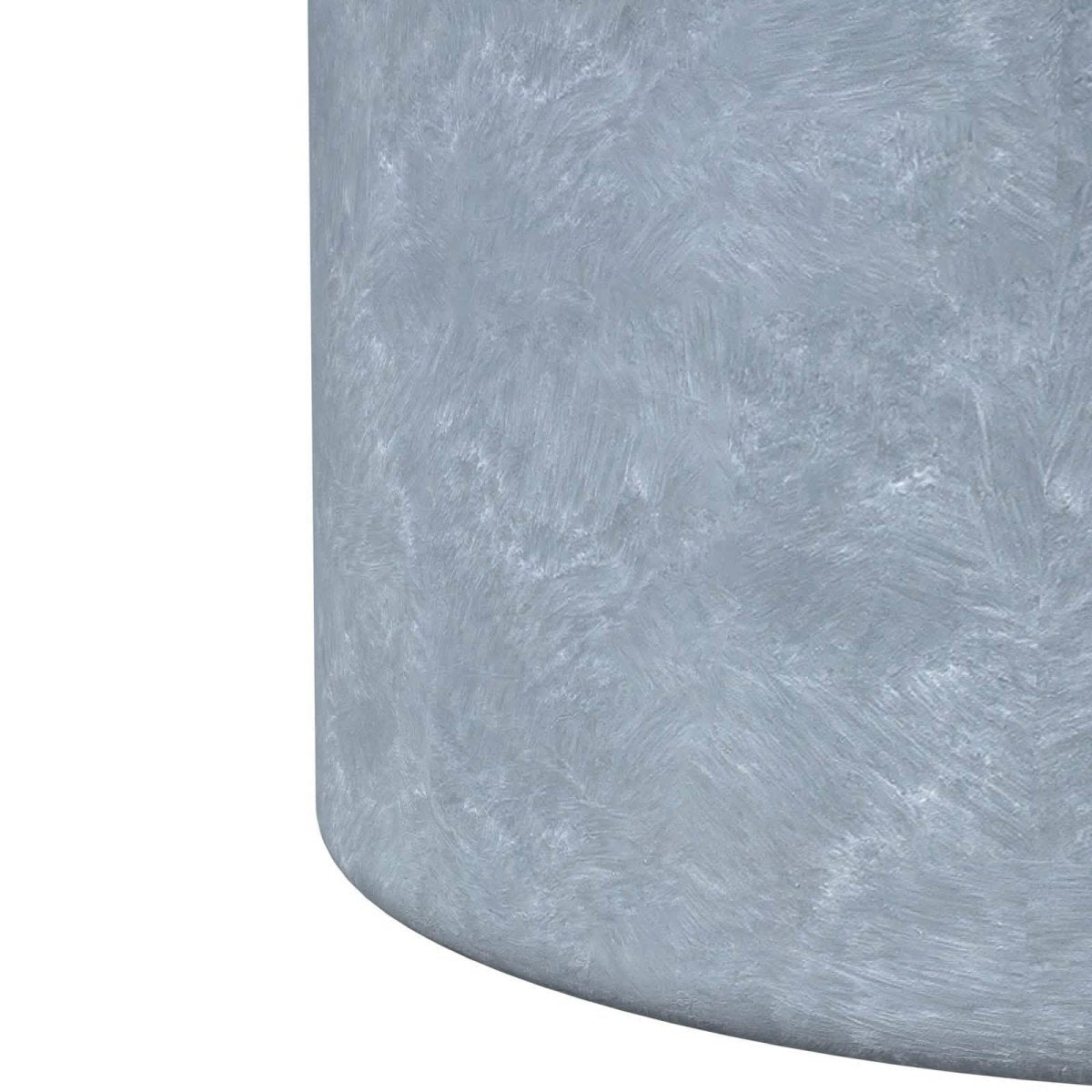 Tundra Fiberstone and MGO Clay Planter, Mid - Century Modern Round Planter Pot for Indoor and Outdoor