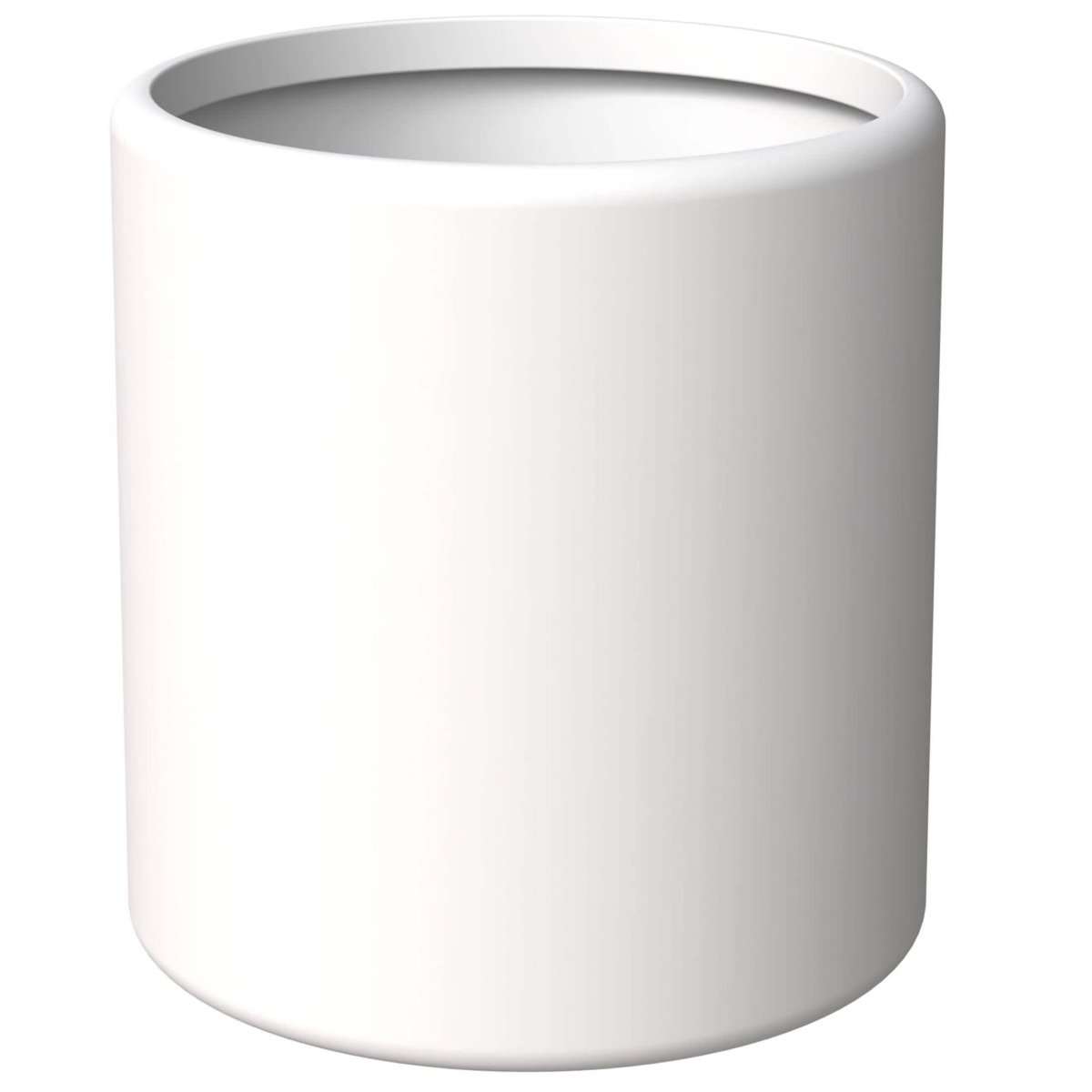 Tundra Fiberstone and MGO Clay Planter, Mid - Century Modern Round Planter Pot for Indoor and Outdoor