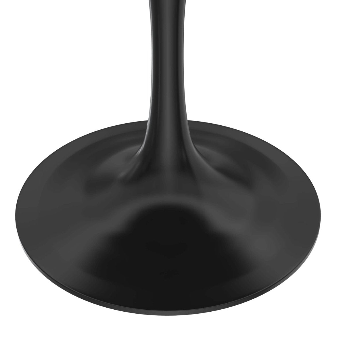 Verve 5 - Piece Dining Set with 36" Round Dining Table Black Sintered Stone Top and Black Pedestal with 4 Velvet Dining Chairs