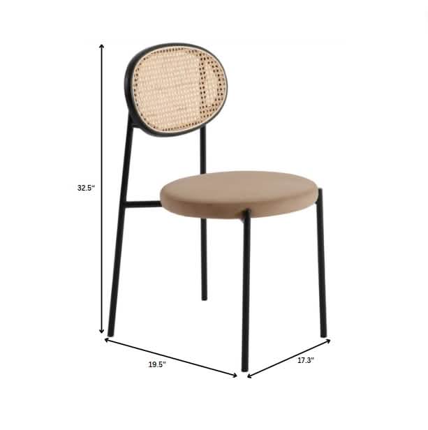Verve 5 - Piece Dining Set with 36" Round Dining Table Black Sintered Stone Top and Black Pedestal with 4 Velvet Dining Chairs