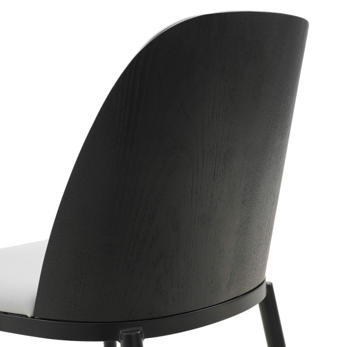 Verve 5 - Piece Dining Set with 36" Round MDF Top Table and 4 Leather Dining Side Chairs