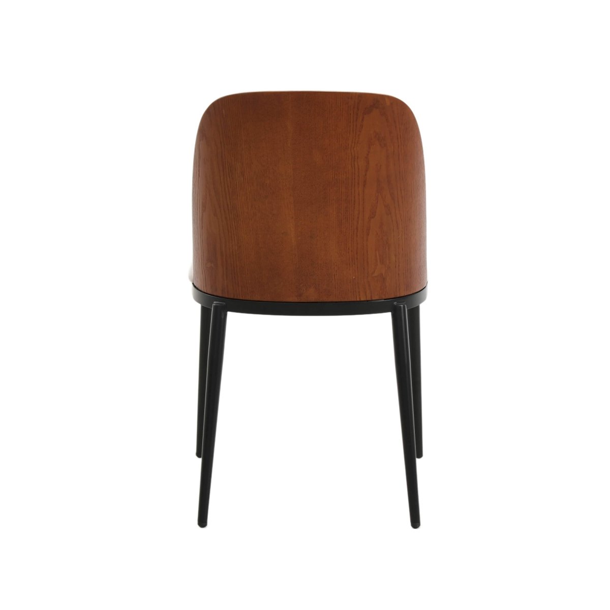 Verve 5 - Piece Dining Set with 36" Round MDF Top Table and 4 Leather Dining Side Chairs