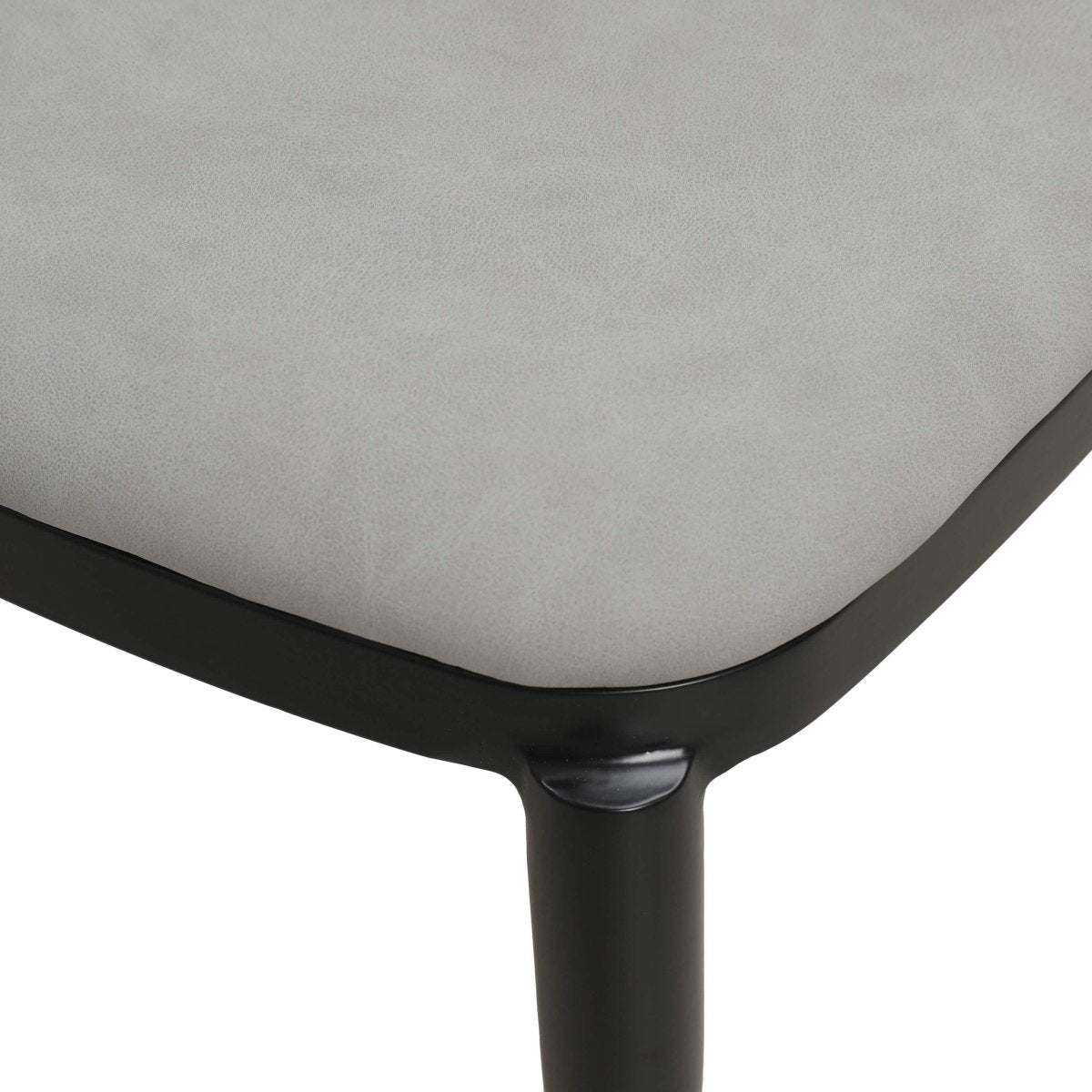 Verve 5 - Piece Dining Set with 36" Round MDF Top Table and 4 Leather Dining Side Chairs