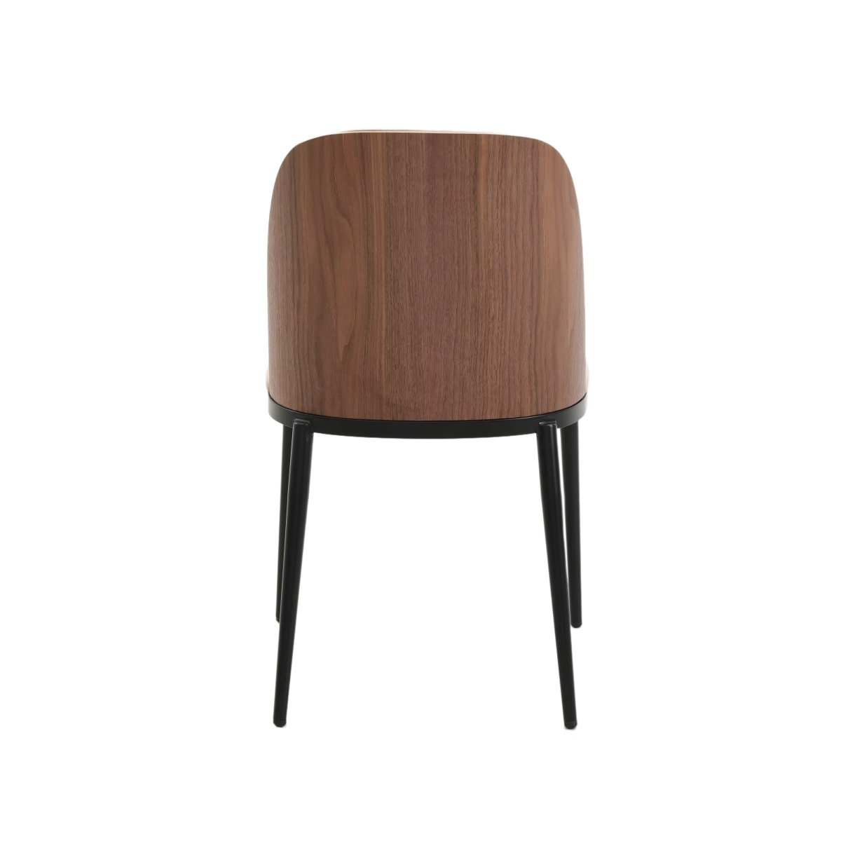 Verve 5 - Piece Dining Set with 36" Round MDF Top Table and 4 Leather Dining Side Chairs