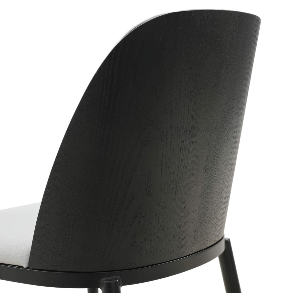Voren 7 - Piece Dining Set with 55" Rectangular Dining Table in Black Glass Top and 6 Leather/Velvet/Suede Fabric Dining Chairs