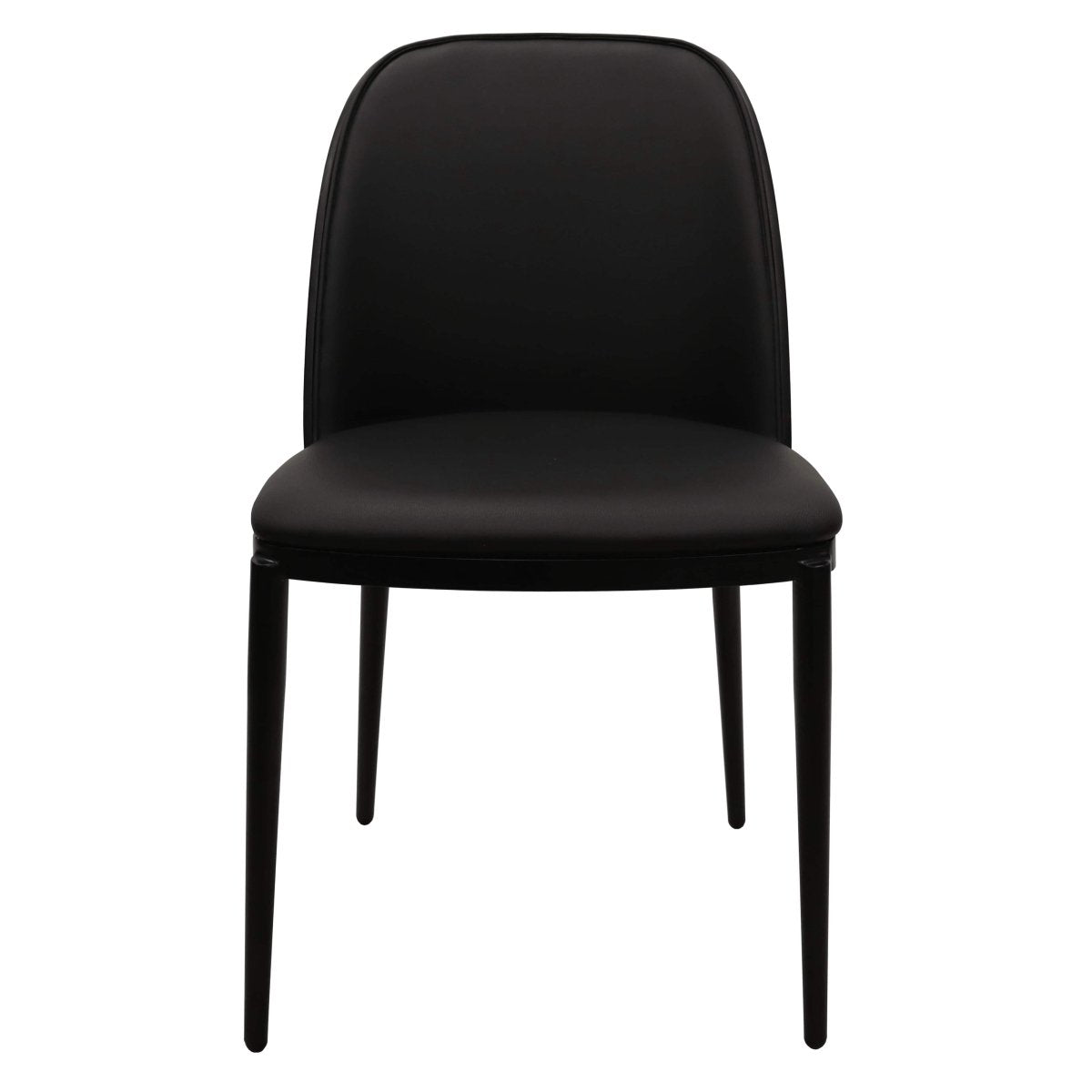 Voren 7 - Piece Dining Set with 55" Rectangular Dining Table in Black Glass Top and 6 Leather/Velvet/Suede Fabric Dining Chairs