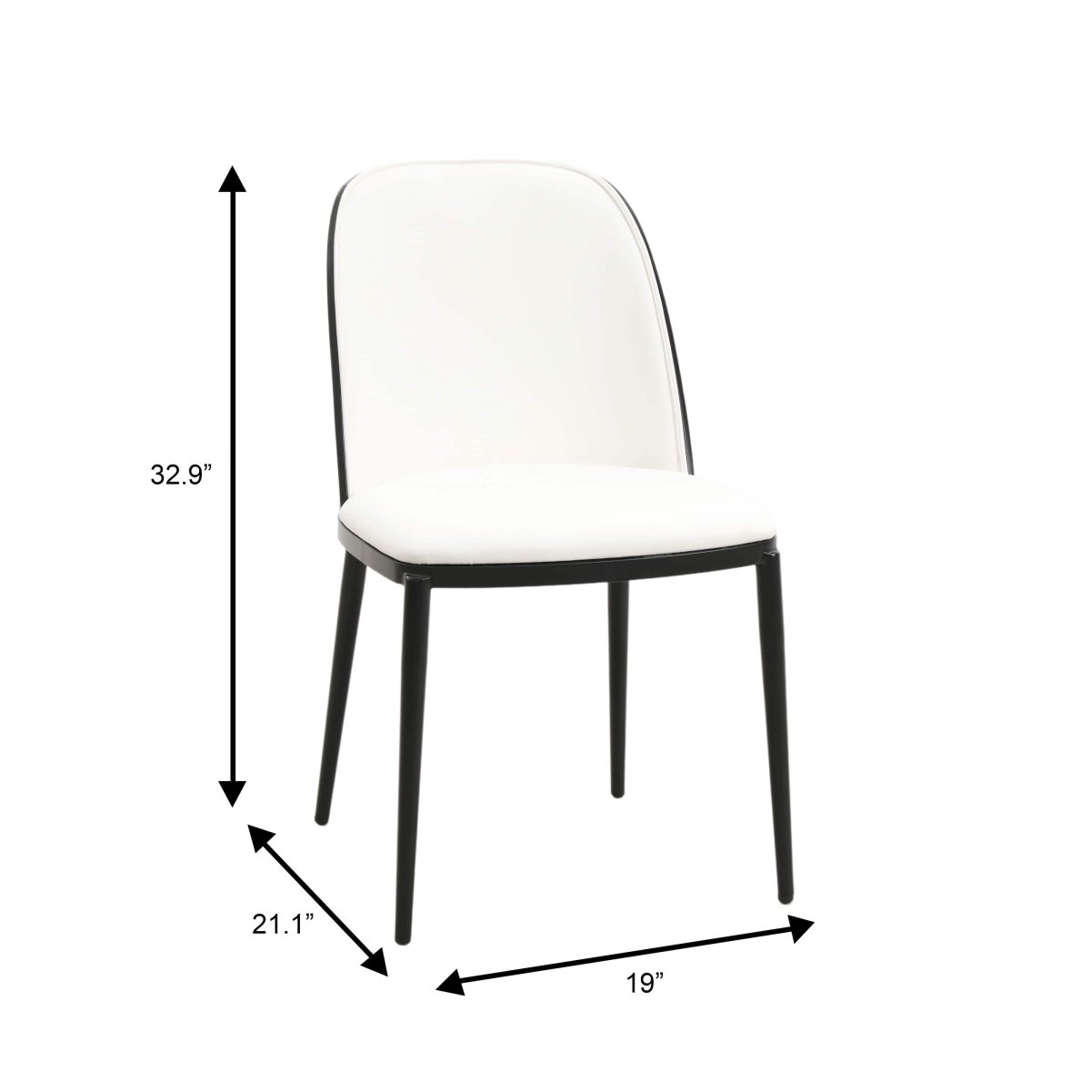 Voren 7 - Piece Dining Set with 55" Rectangular Dining Table in Black Glass Top and 6 Leather/Velvet/Suede Fabric Dining Chairs