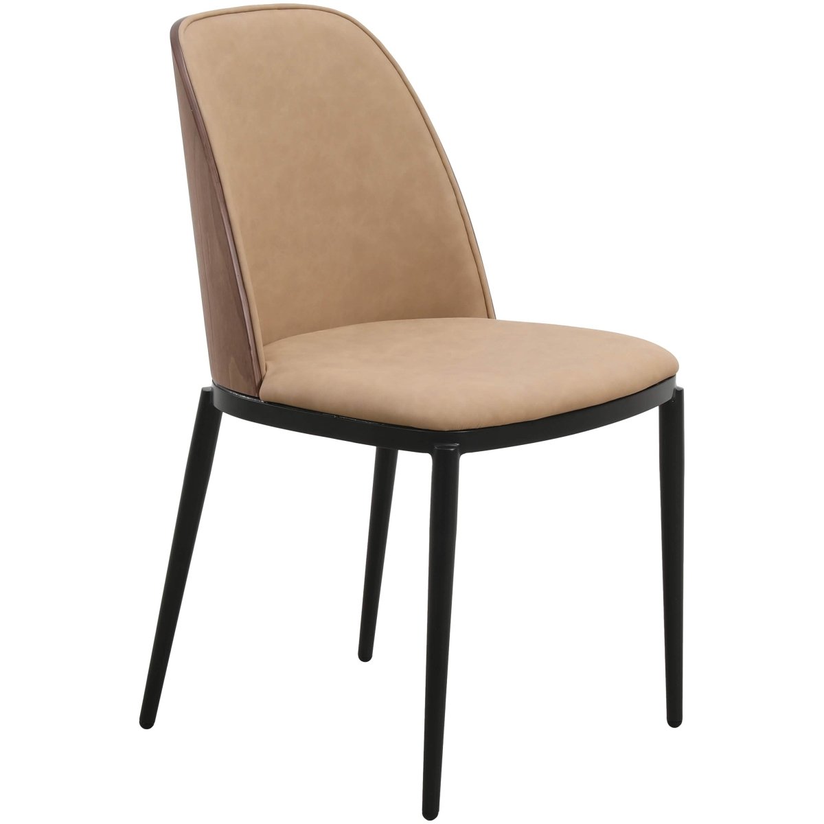 Voren 7 - Piece Dining Set with 55" Rectangular Dining Table in Deep Grey Sintered Stone and 6 Leather/Velvet/Suede Fabric Dining Chairs