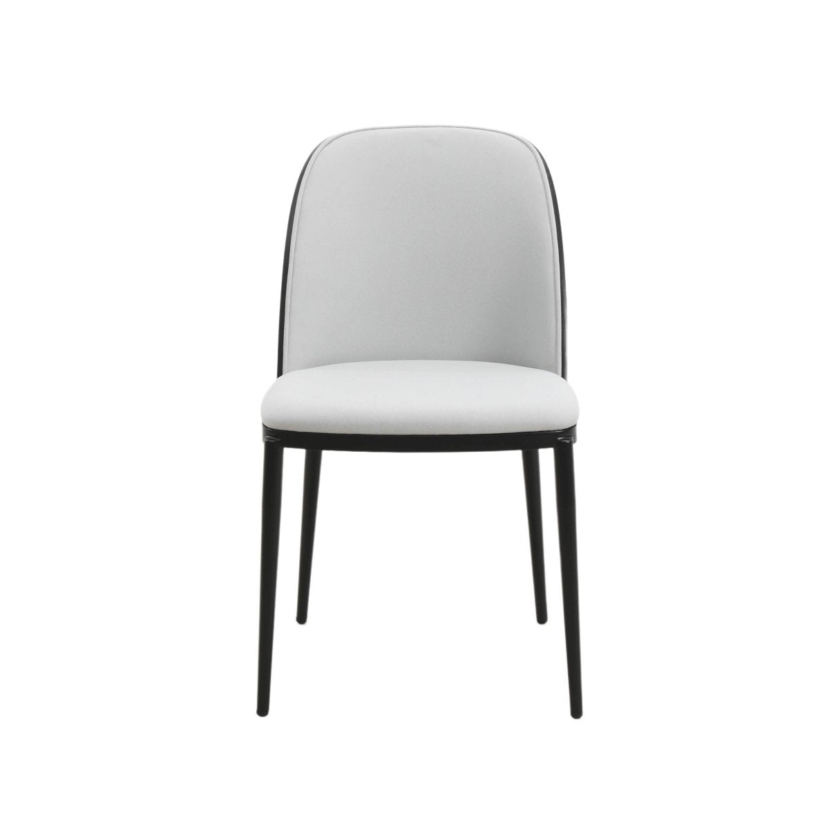 Voren 7 - Piece Dining Set with 55" Rectangular Dining Table in Deep Grey Sintered Stone and 6 Leather/Velvet/Suede Fabric Dining Chairs