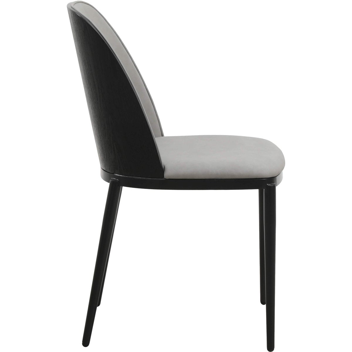 Voren 7 - Piece Dining Set with 55" Rectangular Dining Table in Deep Grey Sintered Stone and 6 Leather/Velvet/Suede Fabric Dining Chairs
