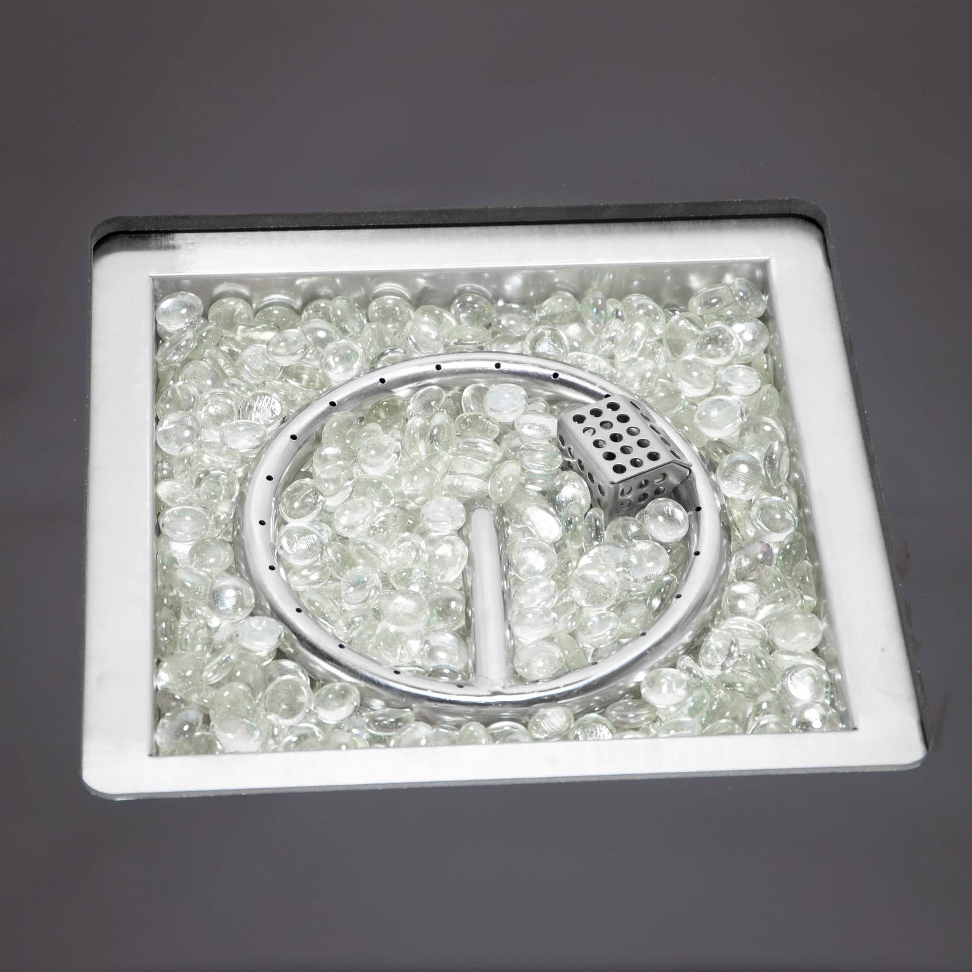Walbrooke Aluminum Patio Conversation With Fire Pit Table & Tank Holder