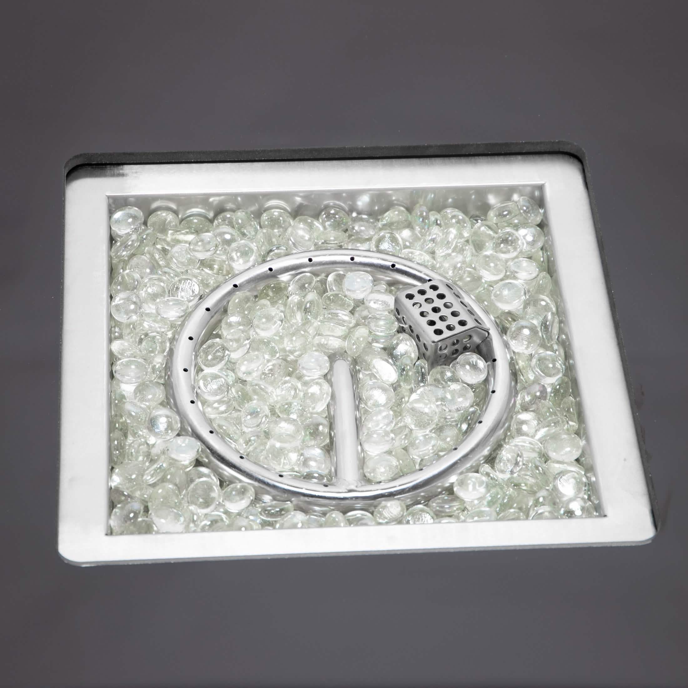 Walbrooke Aluminum Patio Conversation With Fire Pit Table & Tank Holder